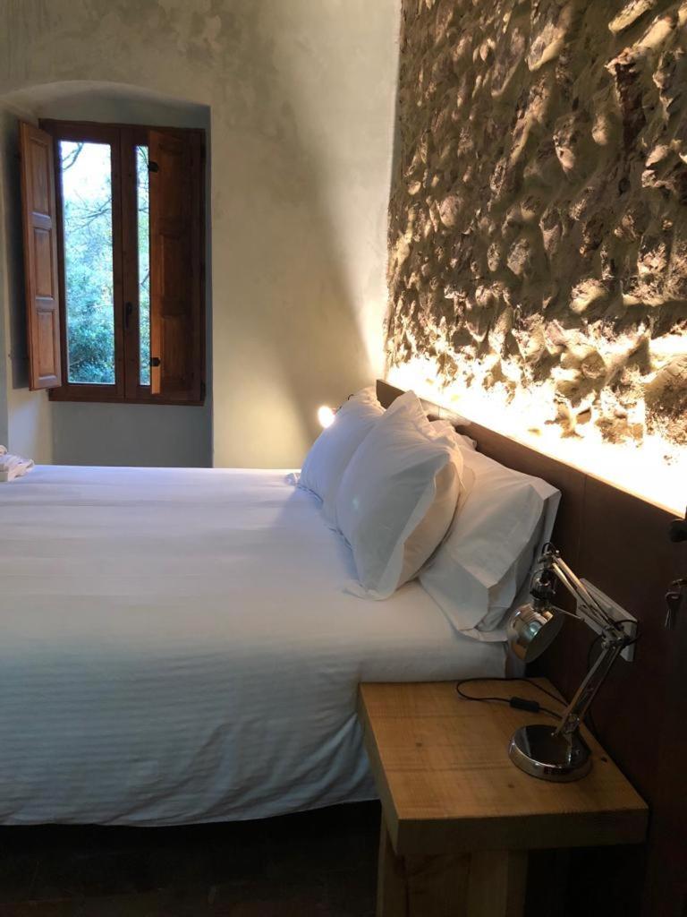 Hostal de Bianya La Vall de Bianya Bagian luar foto